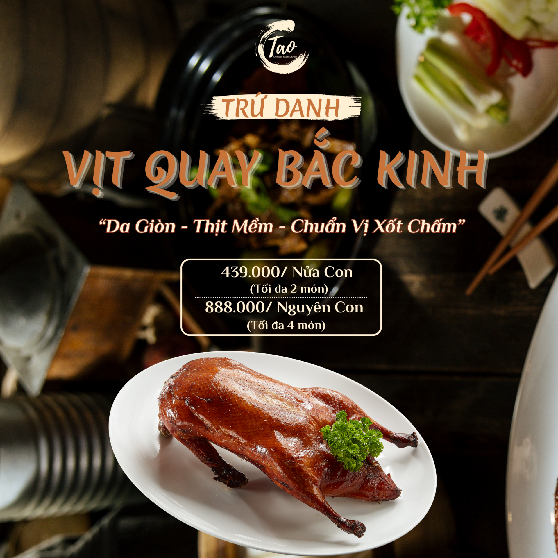 Vịt quay Bắc Kinh nguyên con